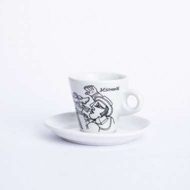 Coffee Cup with Saucer Palermo de simone pottery Coffee Cup with Saucer Palermo de simone pottery